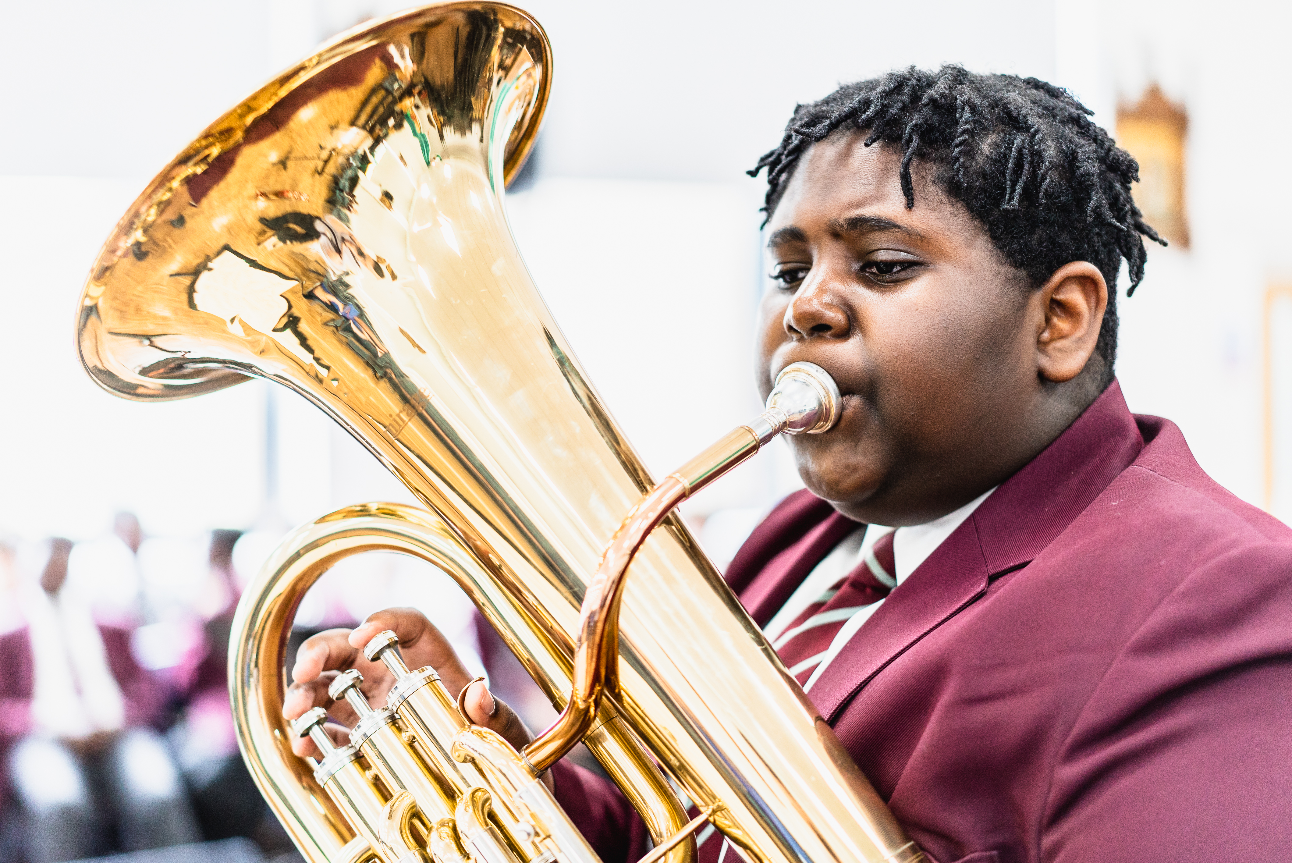Music facilities at St Cuthbert's.