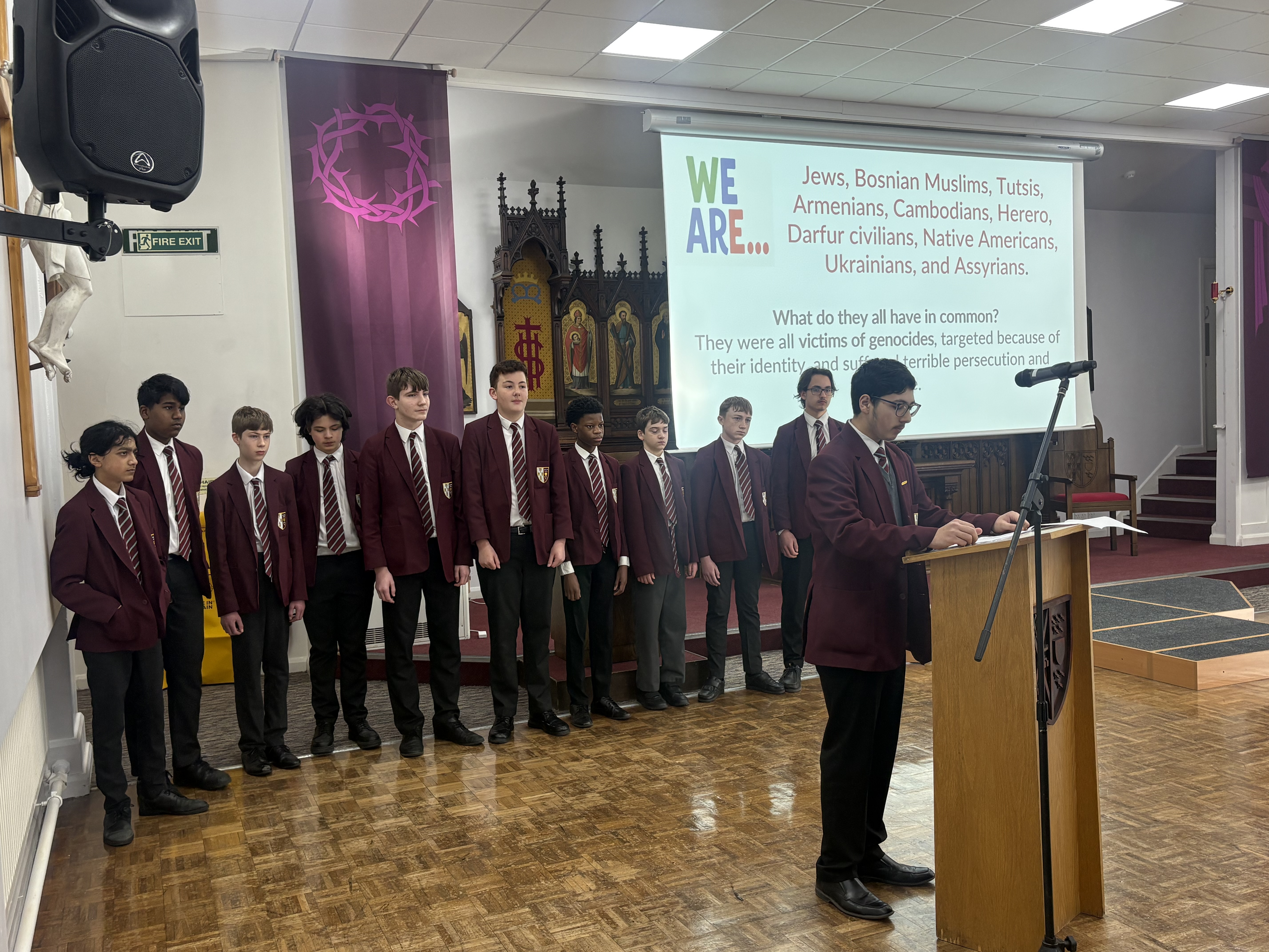 We Are Holocaust and Genocide Programme: Students Lead Assembly on Remembrance and Legacy
